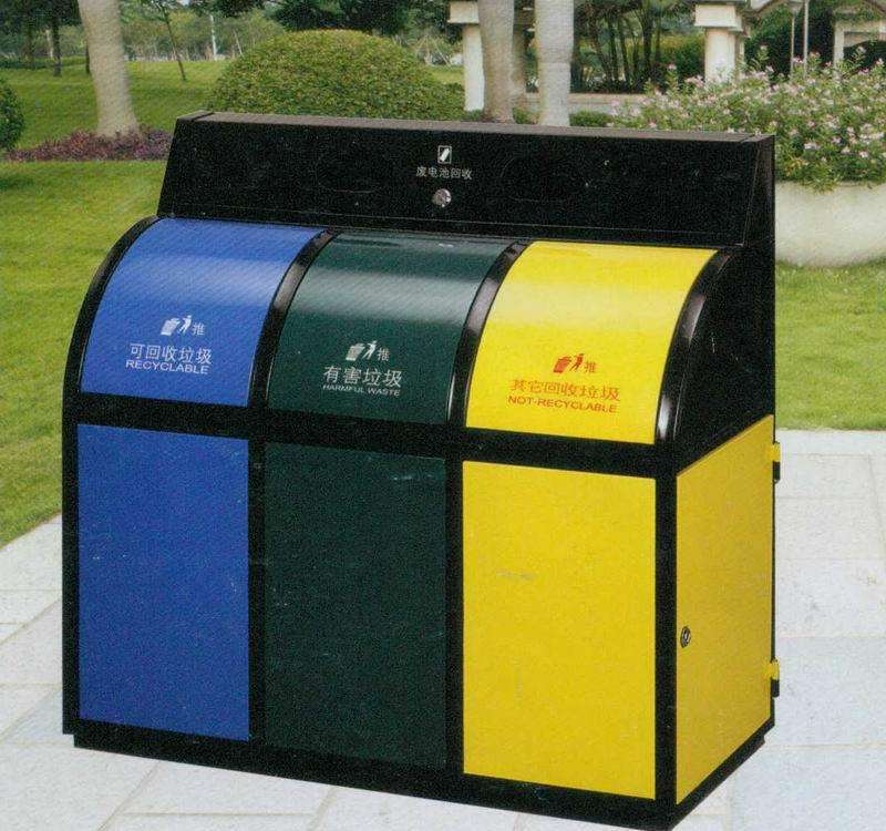 户外分类果皮箱