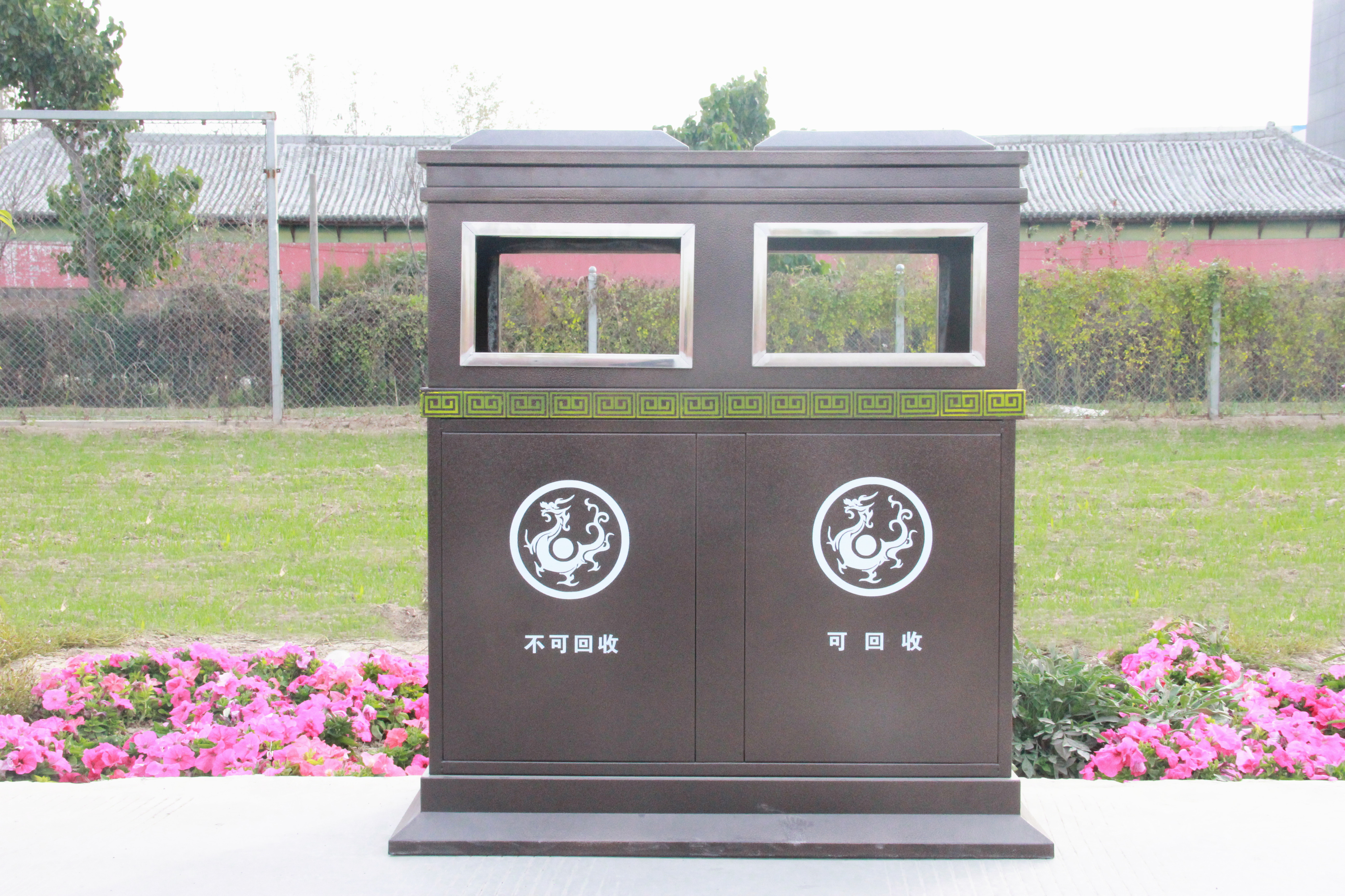 户外分类果皮箱/公共垃圾桶（支持定制厂家直销）