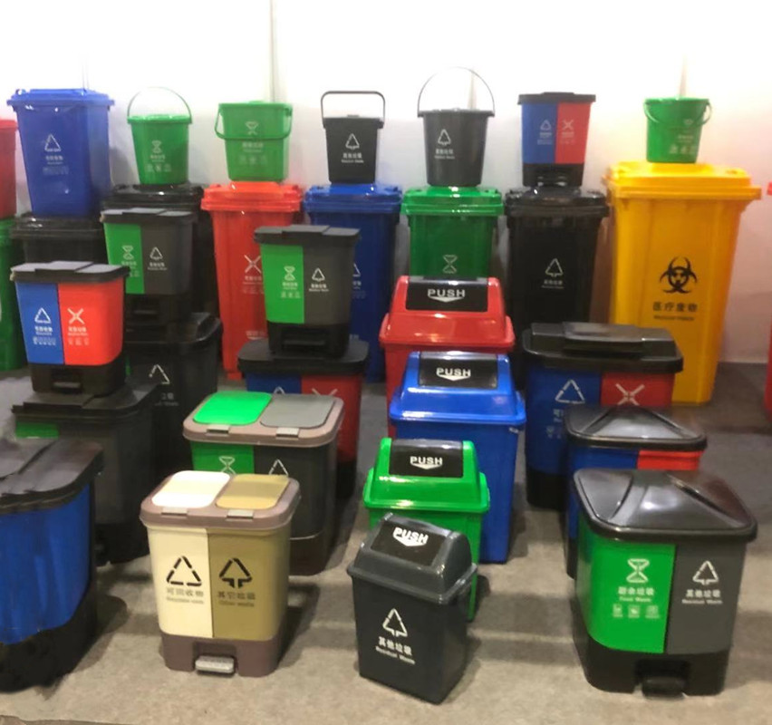 户外塑料垃圾桶环卫塑料大号分类垃圾箱厂家直供量大从优