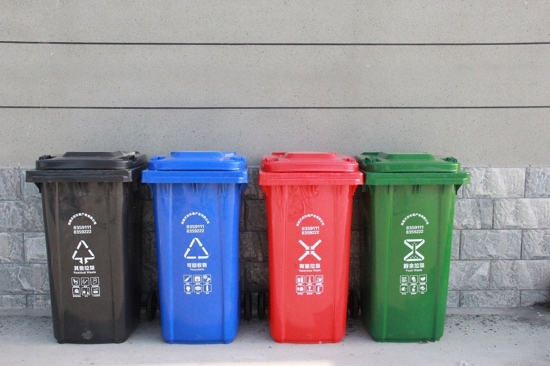 户外塑料垃圾桶多色可选厂家直销支持定制